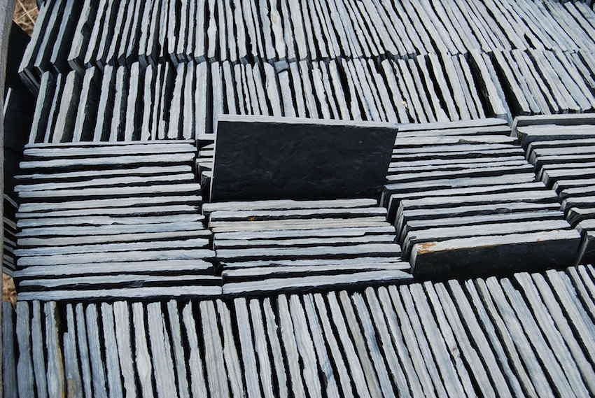 Slate Tiles Silver Blue