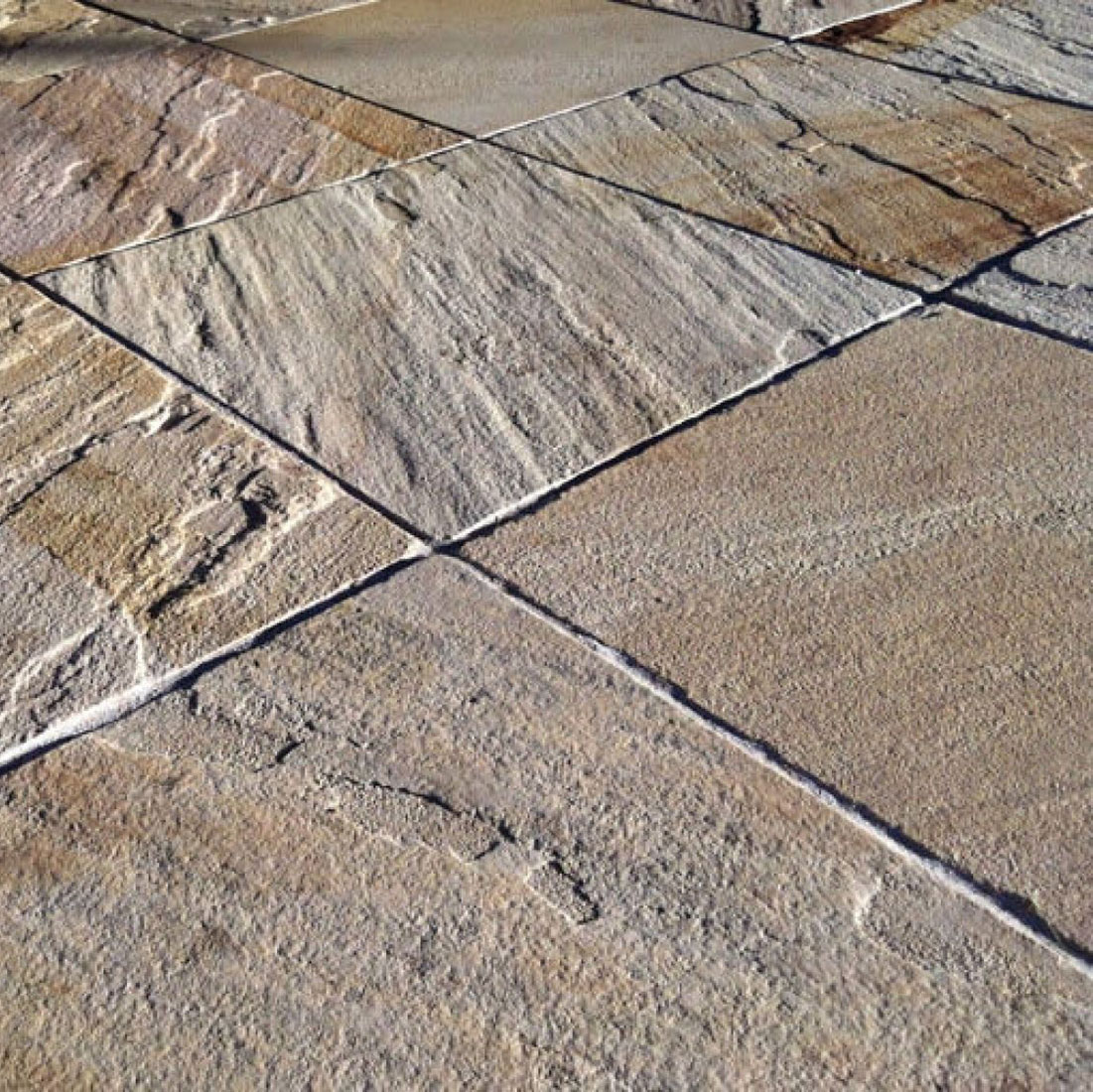 Sandstone tiles